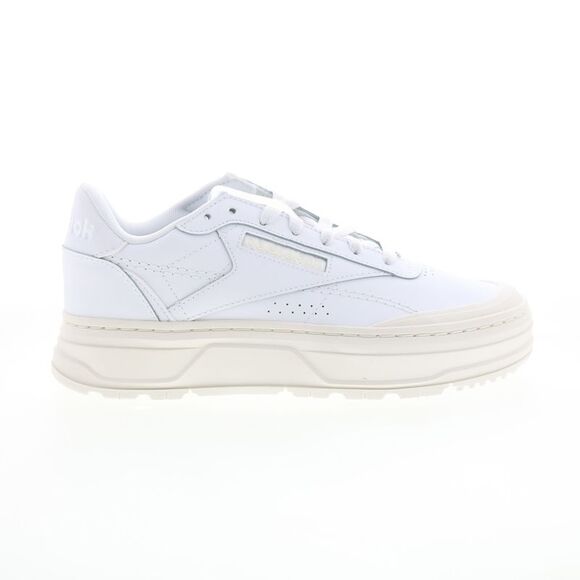 Reebok Womens Club C Double Geo White Shoes (NWT) - Picture 1 of 7